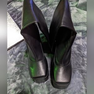 Knee high platform boots